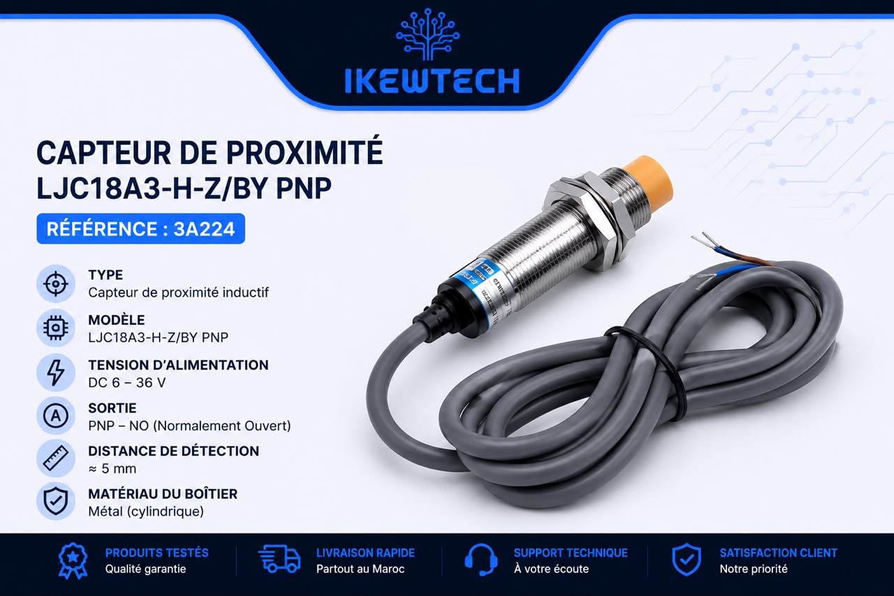 Capteur de proximité LJC18A3-H-Z/BY PNP