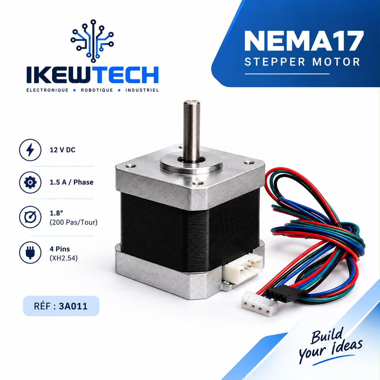 NEMA17 Stepper Motor 34mm