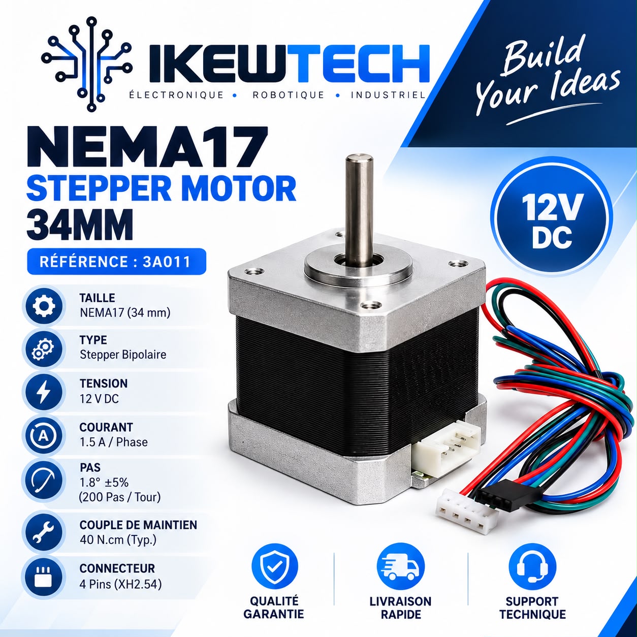 NEMA17 Stepper Motor 34mm 2